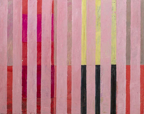 Adaptation #3, 2019, oil on wood, 24" x 30"