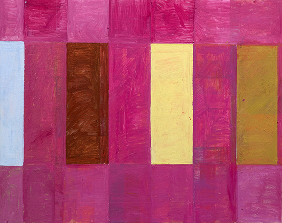 Adaptation #4, 2019, oil on wood, 24" x 30"
