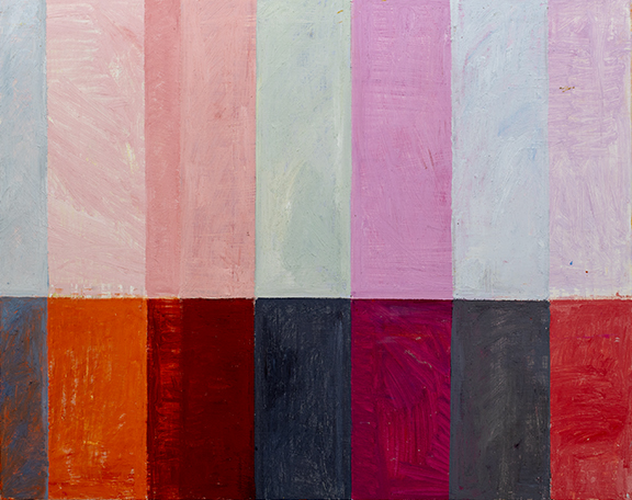 Adaptation #5, 2019, oil on wood, 24" x 30"
