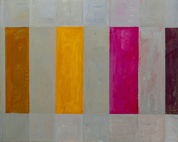 Adaptation #6, 2019, oil on wood, 24" x 30"