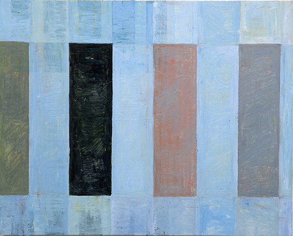 Adaptation #13, 2019, oil on wood, 24" x 30"