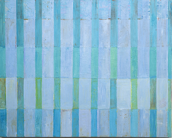 Adaptation #14, 2019, oil on wood, 24" x 30"