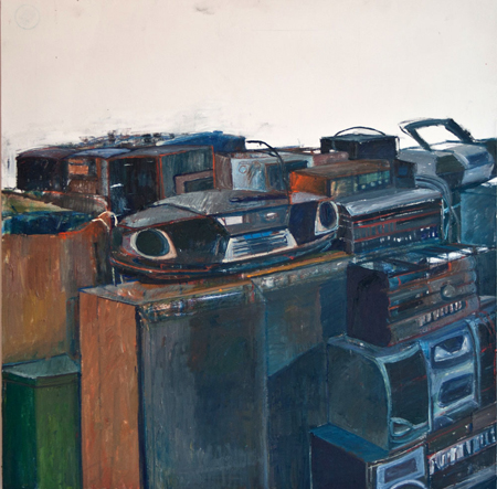 Tough Luck, 2011, oil on wood, 30" x 30"