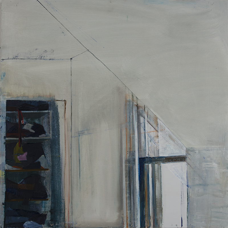 Felt #3, 2014, oil on wood, 30" x 30"