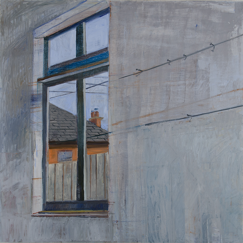 Untitled, 2014, oil on wood, 30" x 30 "