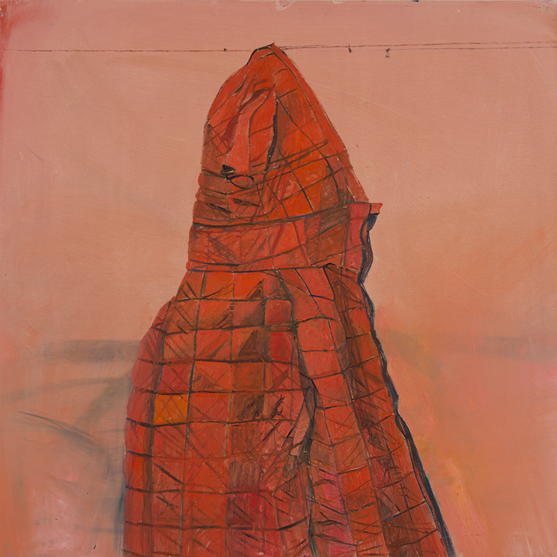 Untitled, 2013, oil on wood, 30" x 30"