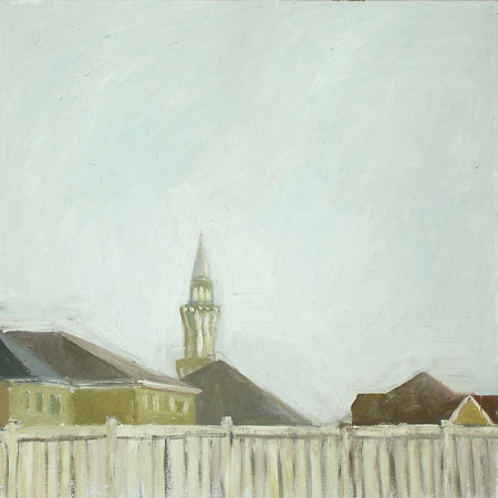 Teston Road #1, 2006 oil on wood 16" x 16 "