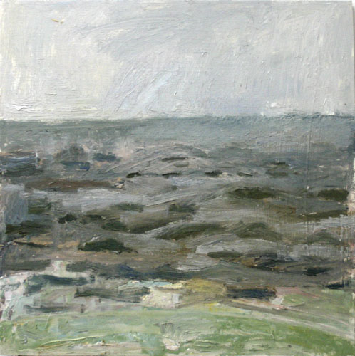 Water #6, 2005 oil on wood 16" x 16" Pouch Cove Air Index Home | Paintings | Curriculum Vitae | Reviews/Essays | Links |