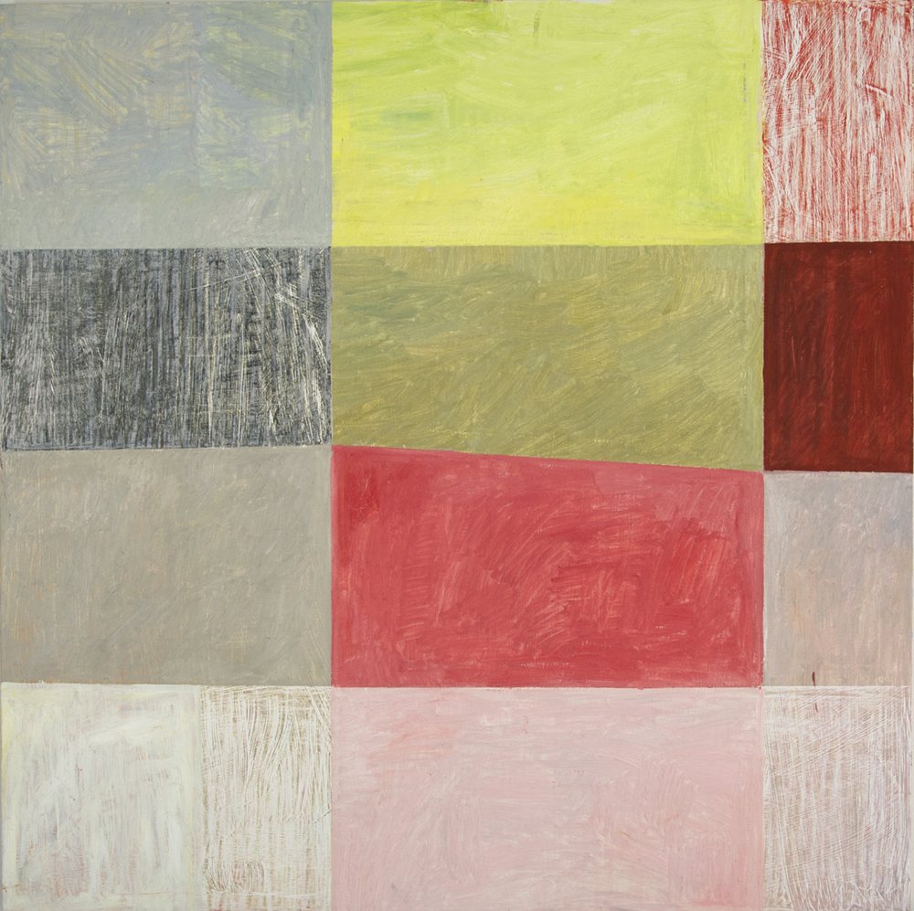 Watershed #2, 2017, oil on wood, 48" x 48"