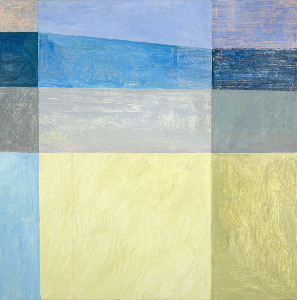 Watershed #4, 2017, oil on wood, 48" x 48"