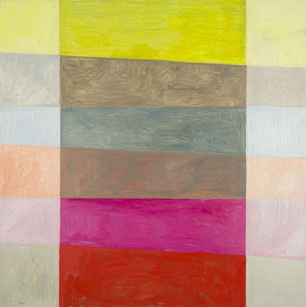Watershed #11, 2017, oil on wood, 48" x 48"
