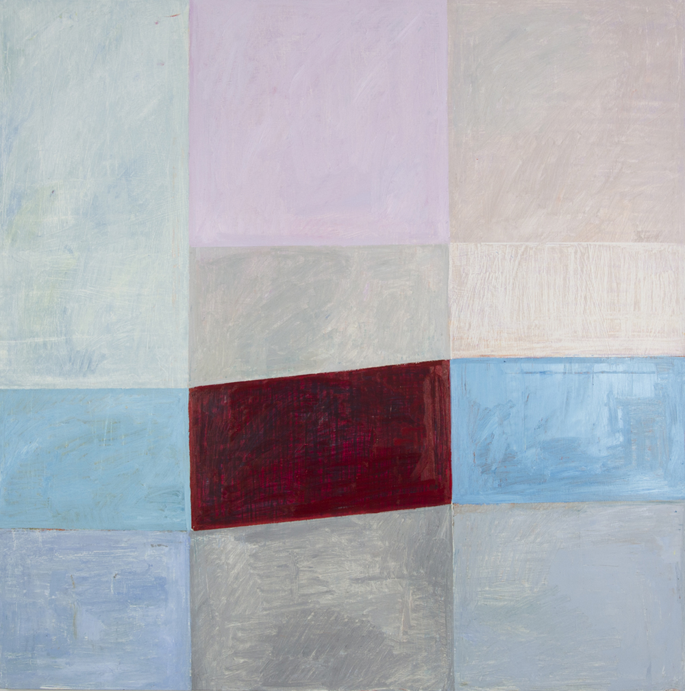 Watershed #13, 2017, oil on wood, 48" x 48"