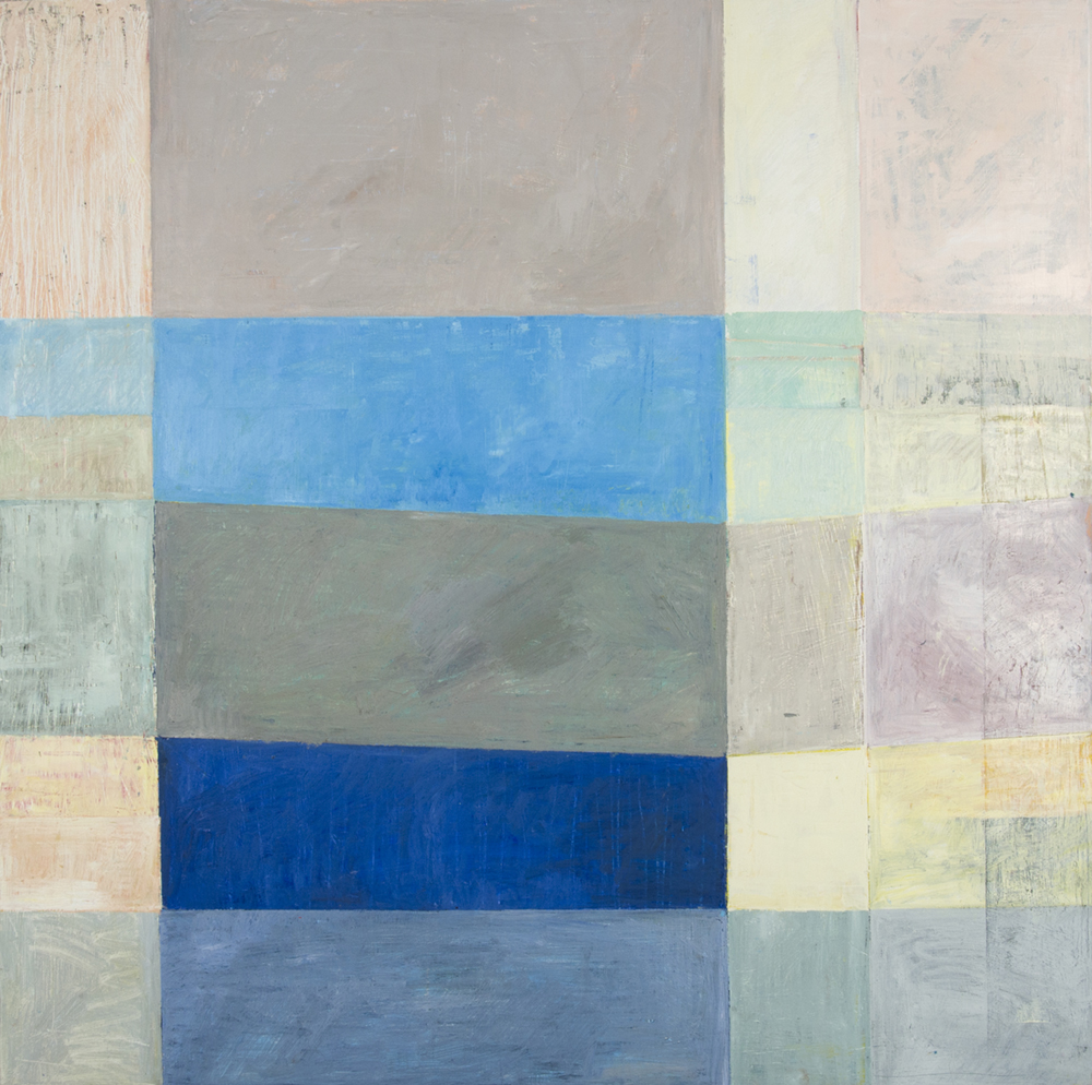 Watershed #14, 2017, oil on wood, 48" x 48"